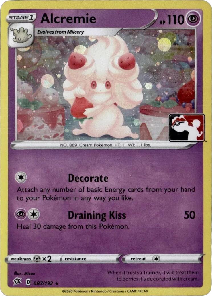 Alcremie (087/192) (Play Pokemon Promo) [League & Championship Cards]-1