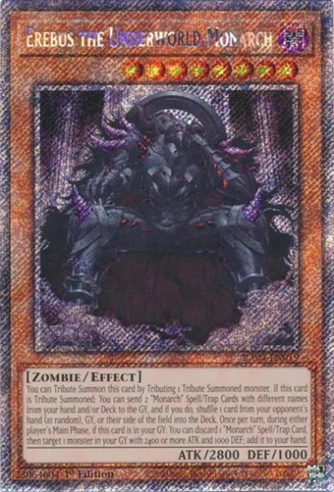 Erebus the Underworld Monarch [RA04-EN019] Platinum Secret Rare