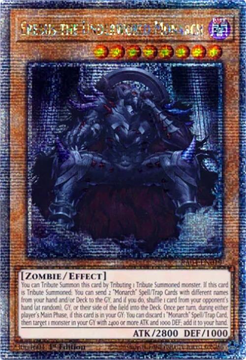 Erebus the Underworld Monarch [RA04-EN019] Quarter Century Secret Rare