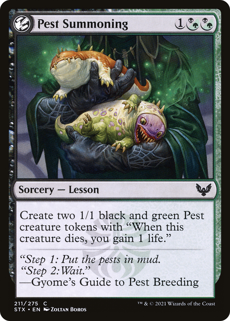 Pest Summoning [Strixhaven: School of Mages]-1