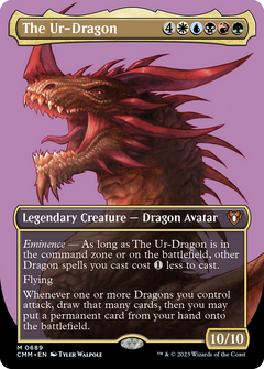 The Ur-Dragon (Borderless Profile) [Commander Masters]-1