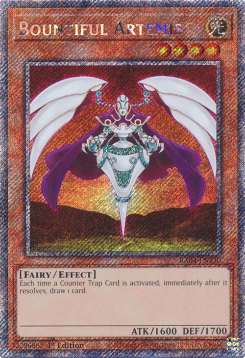 Bountiful Artemis [RA04-EN130] Platinum Secret Rare