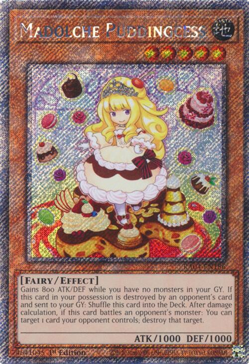 Madolche Puddingcess [RA04-EN186] Platinum Secret Rare