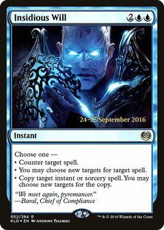 Insidious Will [Kaladesh Prerelease Promos]-1