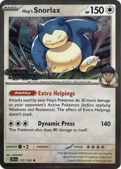 Hop's Snorlax (117/159) (Cosmos Holo) [Scarlet & Violet: Journey Together]-1