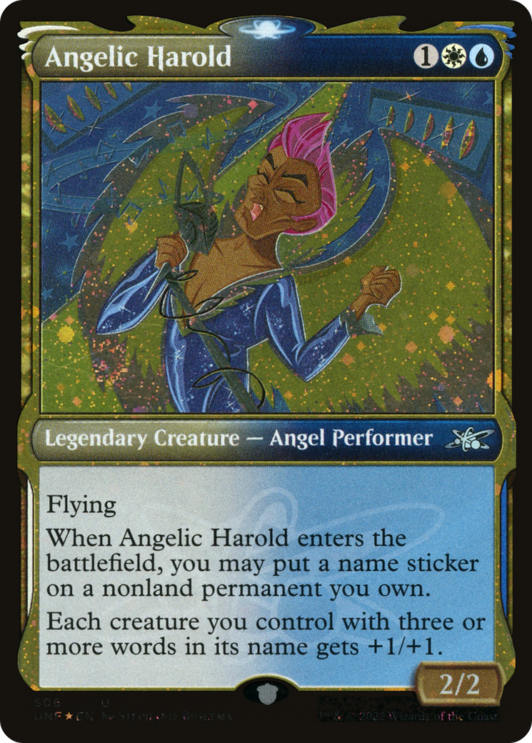 Angelic Harold (Showcase) (Galaxy Foil) [Unfinity]-1