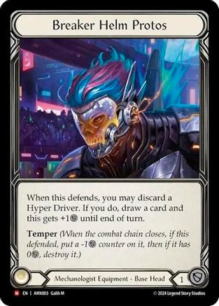 Breaker Helm Protos [AMX003] (Armory Deck: Maxx Nitro)  Rainbow Foil-1