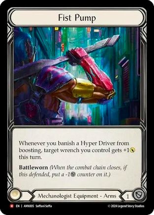 Fist Pump [AMX005] (Armory Deck: Maxx Nitro)  Rainbow Foil-1