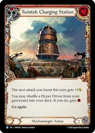Twintek Charging Station (AMX018) - Armory Deck: Maxx Nitro Rainbow Foil-1
