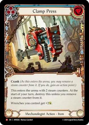 Clamp Press (AMX026) - Armory Deck: Maxx Nitro Rainbow Foil-1