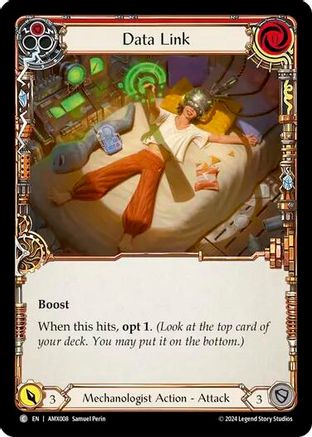 Data Link (Red) [AMX008] (Armory Deck: Maxx Nitro)-1