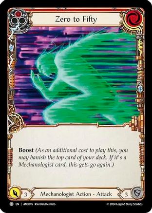 Zero to Fifty (Red) [AMX015] (Armory Deck: Maxx Nitro)-1