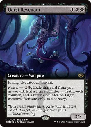 Qarsi Revenant (Extended Art) (Buy-A-Box) [Tarkir: Dragonstorm Promos]-1