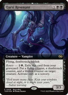 Qarsi Revenant (Extended Art) (Buy-A-Box) [Tarkir: Dragonstorm Promos]-1