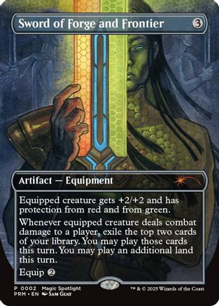Sword of Forge and Frontier (Borderless) [Wizards Play Network 2025]-1