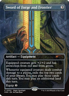 Sword of Forge and Frontier (Borderless) [Wizards Play Network 2025]-1