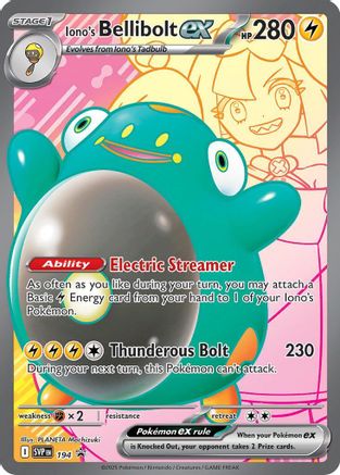 Iono's Bellibolt ex (194) [Scarlet & Violet: Black Star Promos]-1
