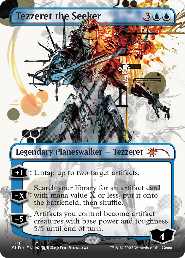 Tezzeret the Seeker (Japanese Borderless) [Secret Lair Drop Series]-1