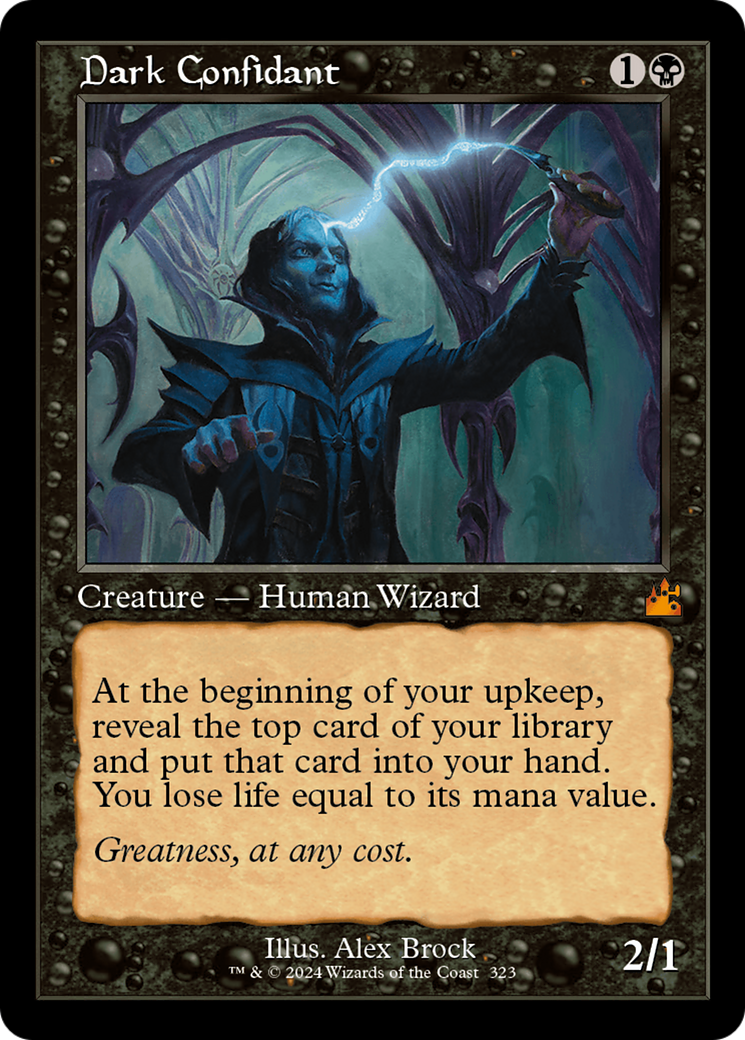 Dark Confidant (Retro Frame) [Ravnica Remastered]-1