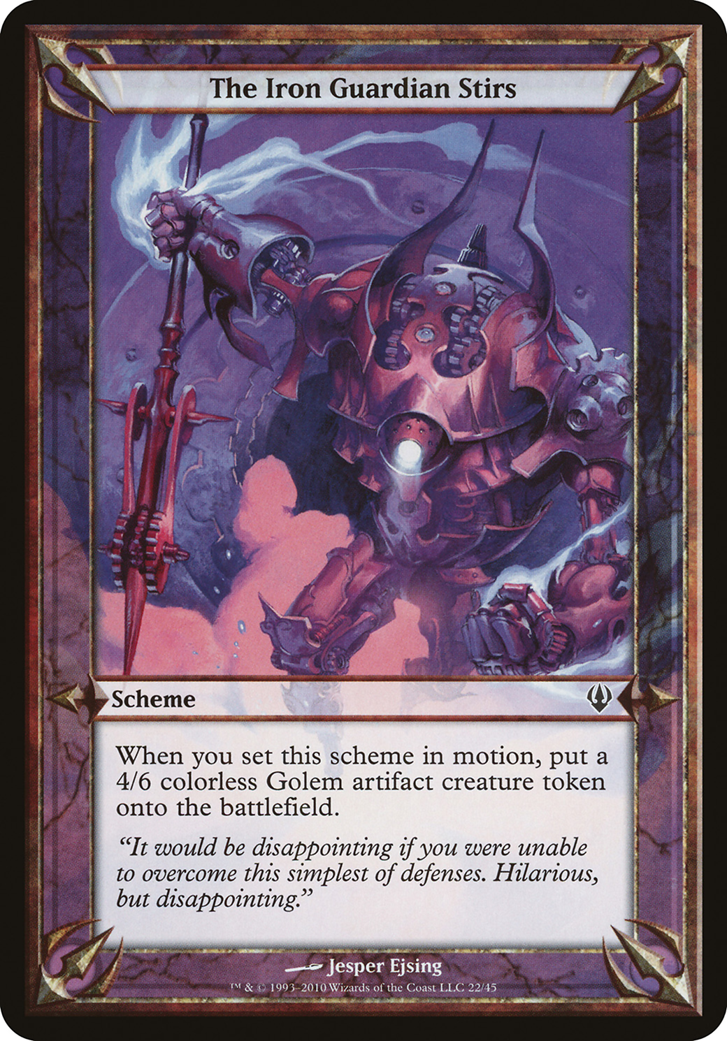 The Iron Guardian Stirs (Schemes) [Archenemy Schemes]-1