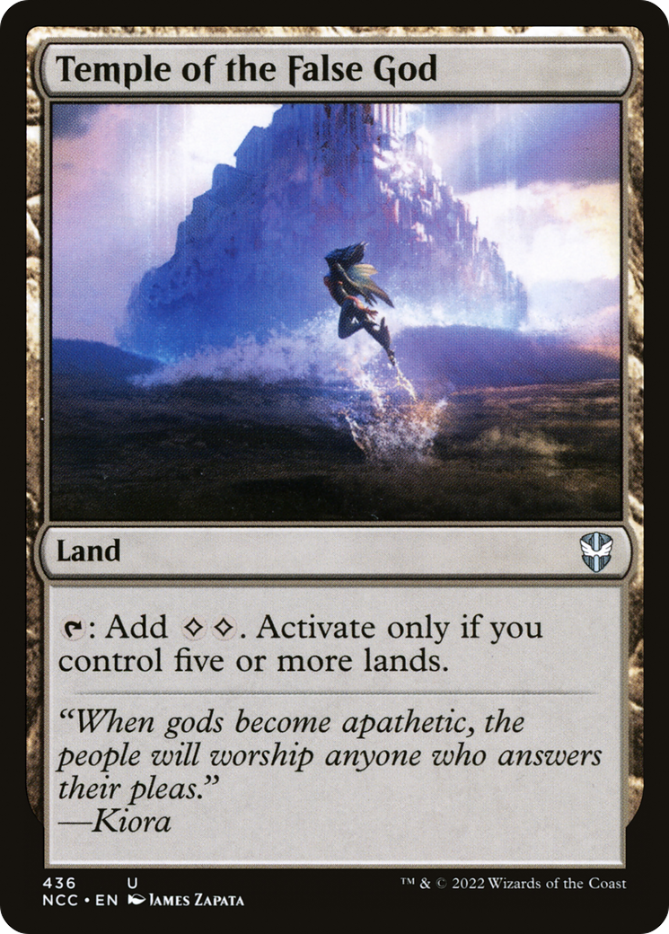 Temple of the False God [Streets of New Capenna Commander]-1