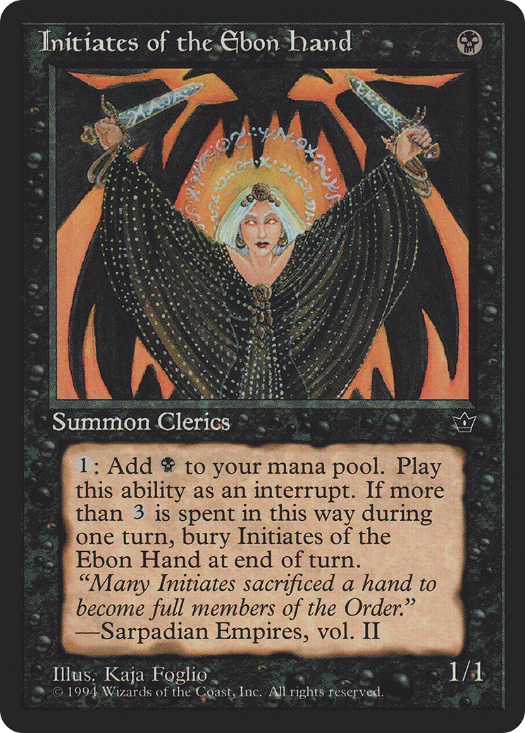 Initiates of the Ebon Hand (Kaja Foglio) [Fallen Empires]-1