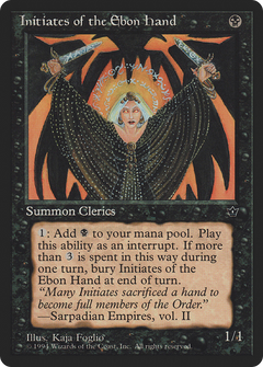 Initiates of the Ebon Hand (Kaja Foglio) [Fallen Empires]-1