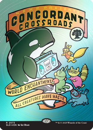 Concordant Crossroads (2073) (Rainbow Foil) [Secret Lair Drop Series]-1