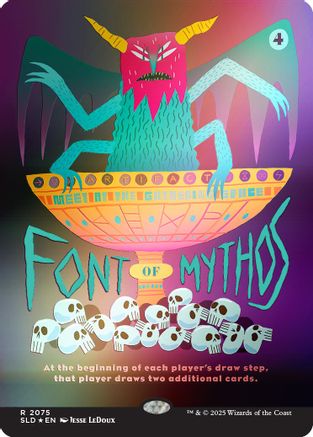 Font of Mythos (Rainbow Foil) [Secret Lair Drop Series]-1