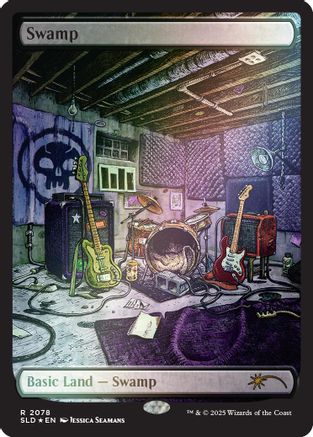 Swamp (2078) (Rainbow Foil) [Secret Lair Drop Series]-1