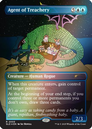 Agent of Treachery (Rainbow Foil) [Secret Lair Drop Series]-1