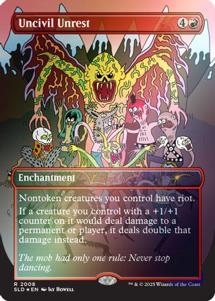 Uncivil Unrest (Rainbow Foil) (SLD-2008) - Secret Lair Drop Series Foil-1