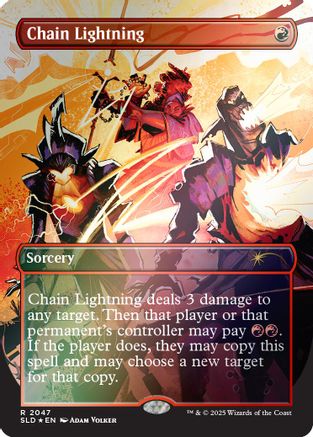 Chain Lightning (2047) (Rainbow Foil) [Secret Lair Drop Series]-1