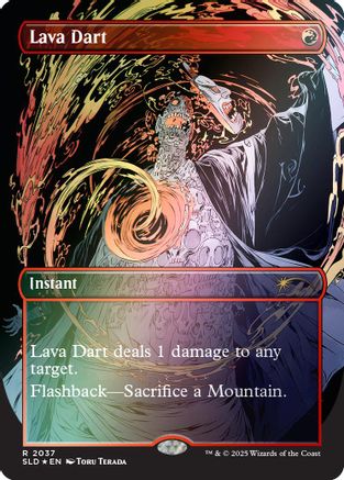Lava Dart (Rainbow Foil) [Secret Lair Drop Series]-1