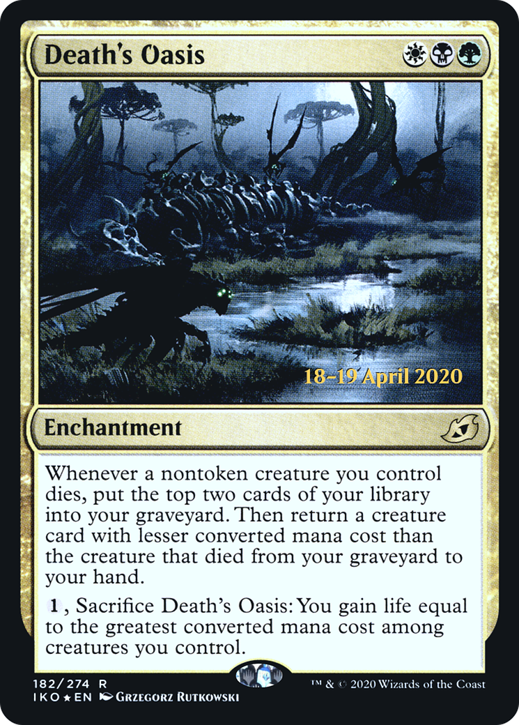 Death's Oasis [Ikoria: Lair of Behemoths Prerelease Promos]-1