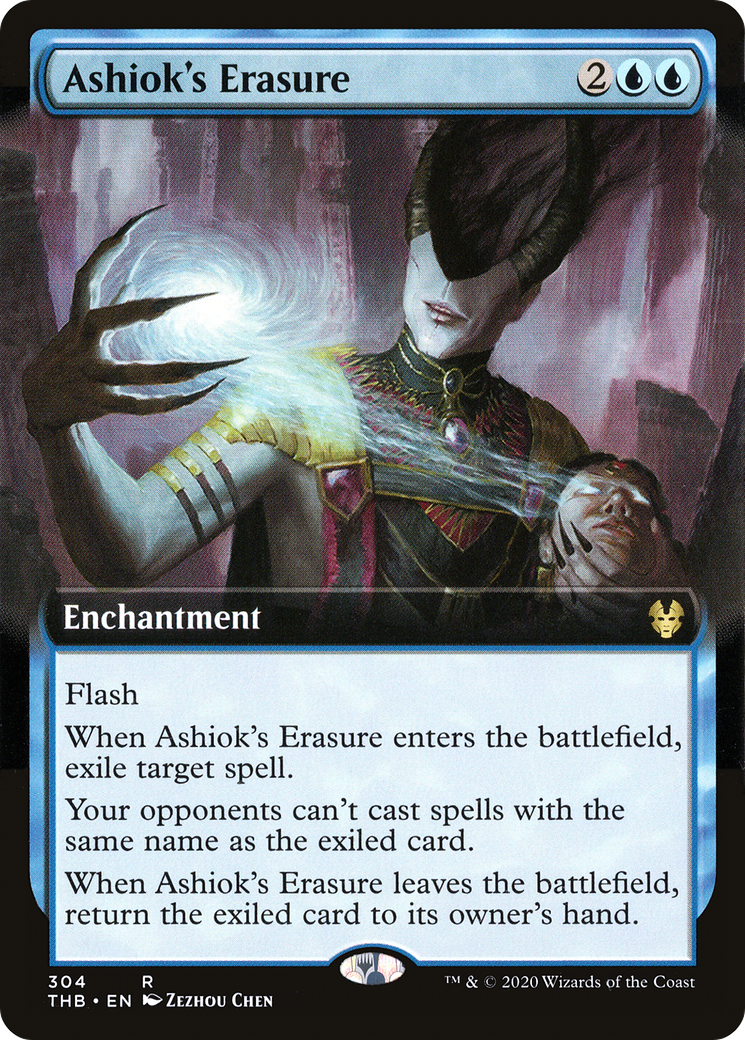 Ashiok's Erasure (Extended Art) [Theros Beyond Death]-1