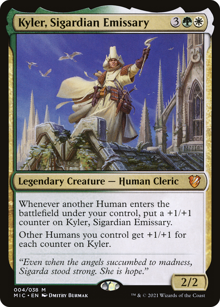 Kyler, Sigardian Emissary [Innistrad: Midnight Hunt Commander]-1