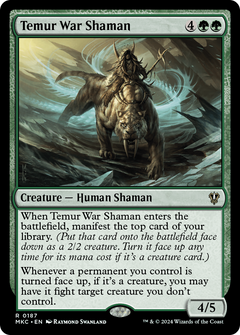 Temur War Shaman [Murders at Karlov Manor Commander]-1