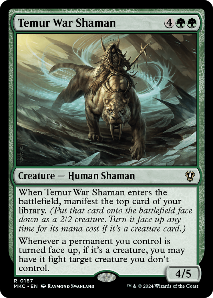 Temur War Shaman [Murders at Karlov Manor Commander]-1