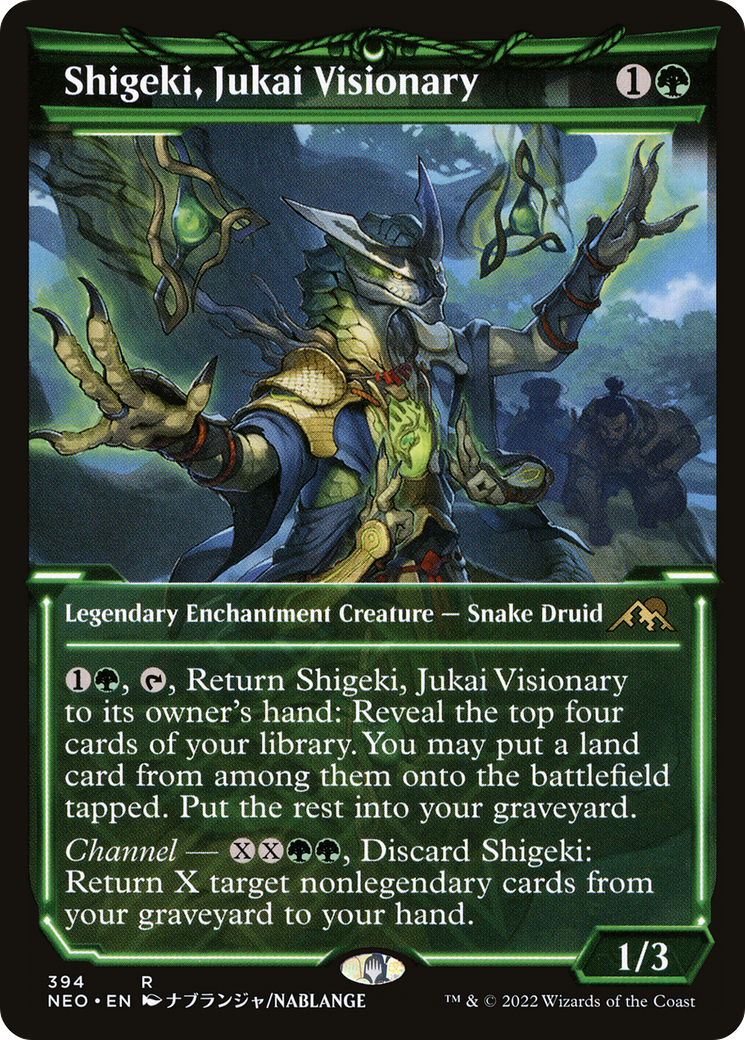 Shigeki, Jukai Visionary (Showcase Soft Glow) [Kamigawa: Neon Dynasty]-1