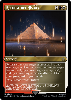 Reconstruct History (ACR-245) - Assassin's Creed Etched Foil-1