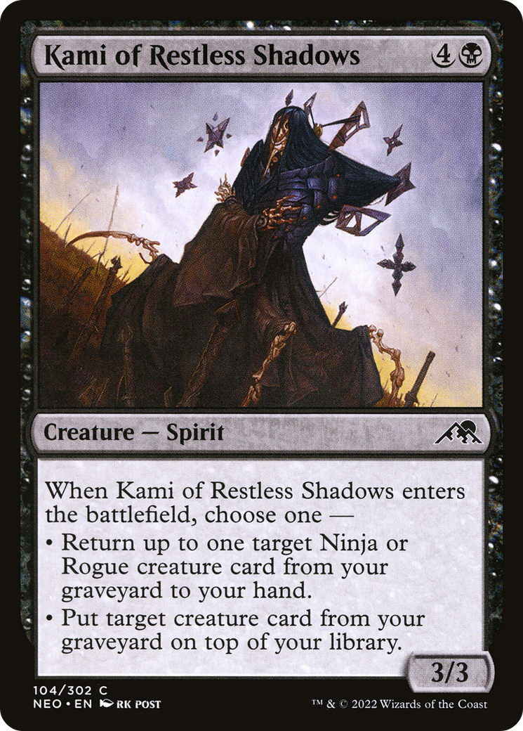 Kami of Restless Shadows [Kamigawa: Neon Dynasty]-1