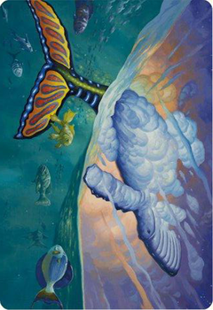 Dreamtide Whale Art Card [Modern Horizons 3 Art Series]-1