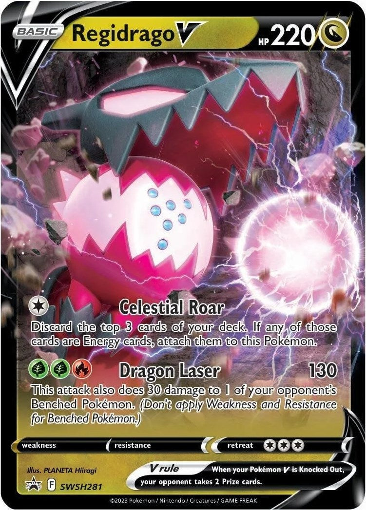 Regidrago V (SWSH281) [Sword & Shield: Black Star Promos]-1