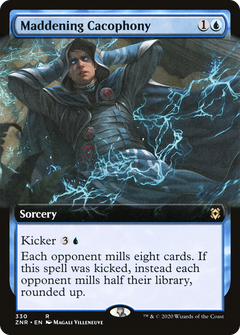 Maddening Cacophony (Extended Art) [Zendikar Rising]-1