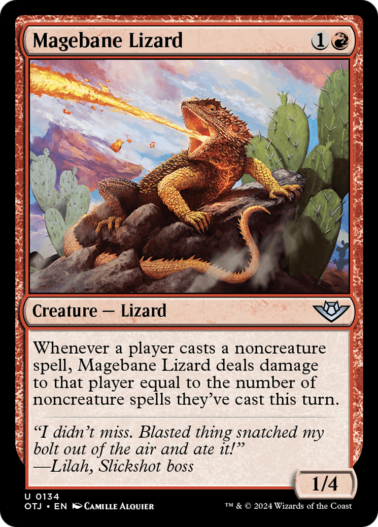 Magebane Lizard [Outlaws of Thunder Junction]-1