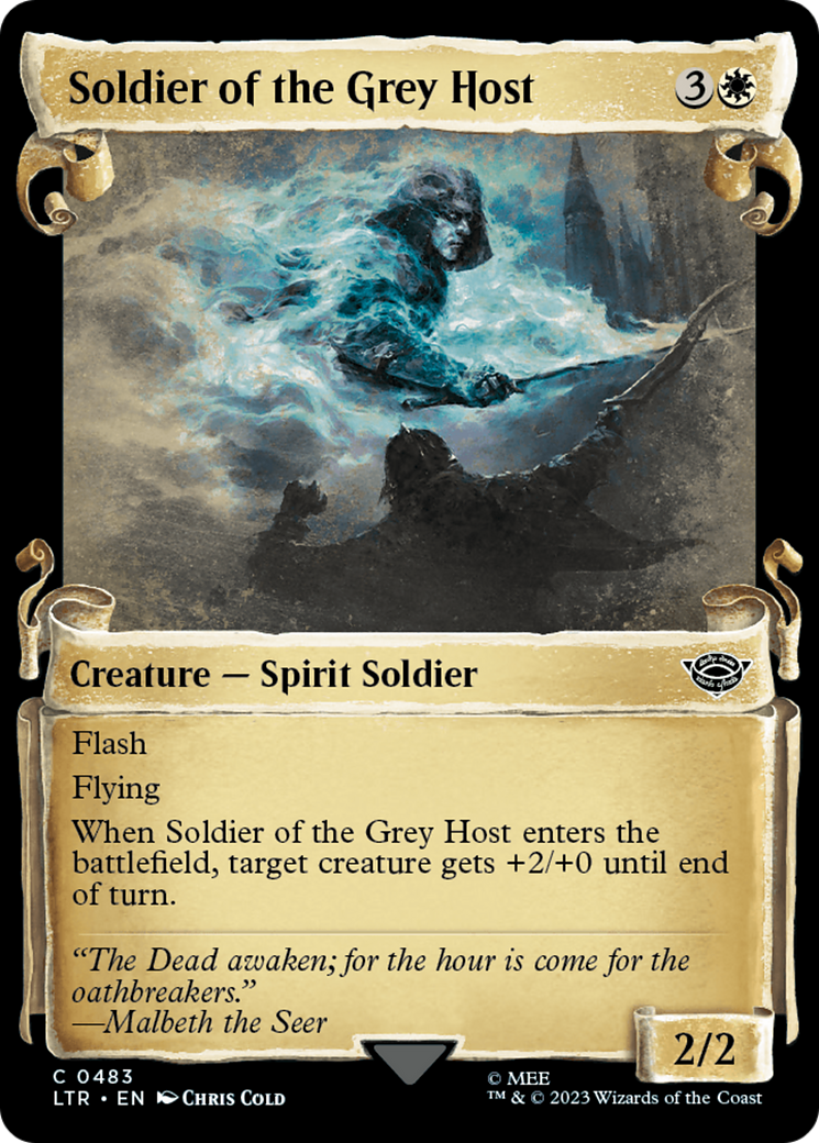 Soldier of the Grey Host [The Lord of the Rings: Tales of Middle-Earth Showcase Scrolls]-1