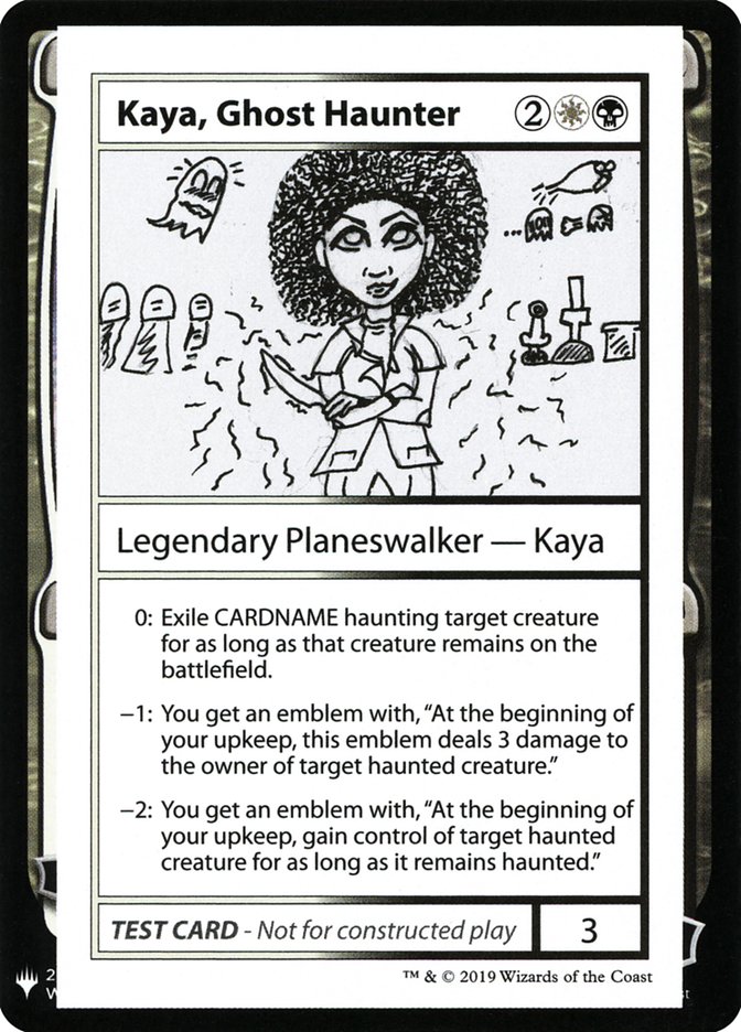 Kaya, Ghost Haunter [Mystery Booster Playtest Cards]-1