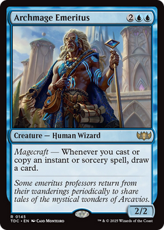 Archmage Emeritus [Tarkir: Dragonstorm Commander]-1