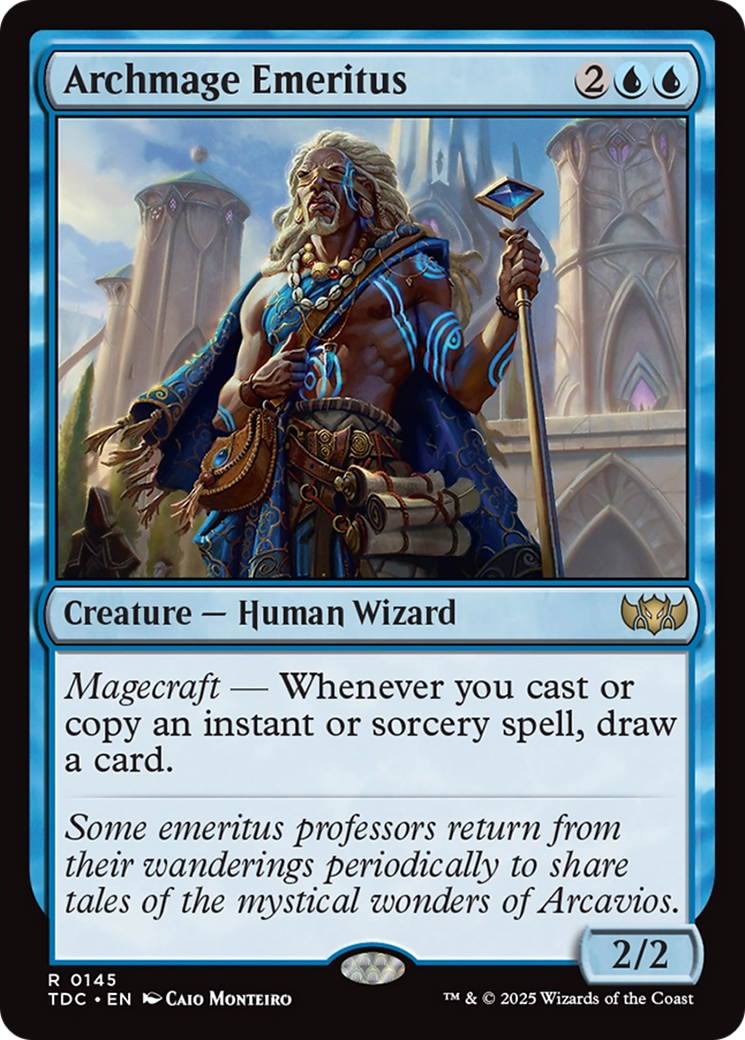 Archmage Emeritus [Tarkir: Dragonstorm Commander]-1